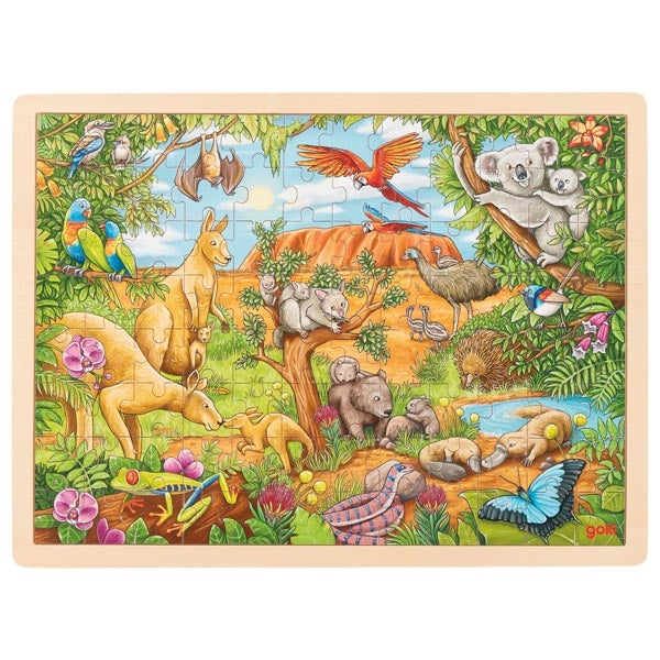 Puzzle animaux d'Australie 96 pièces GOKI