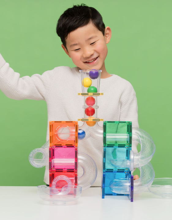 Connetix Tegels Knikkerbaan Bright Colors - Set van 114