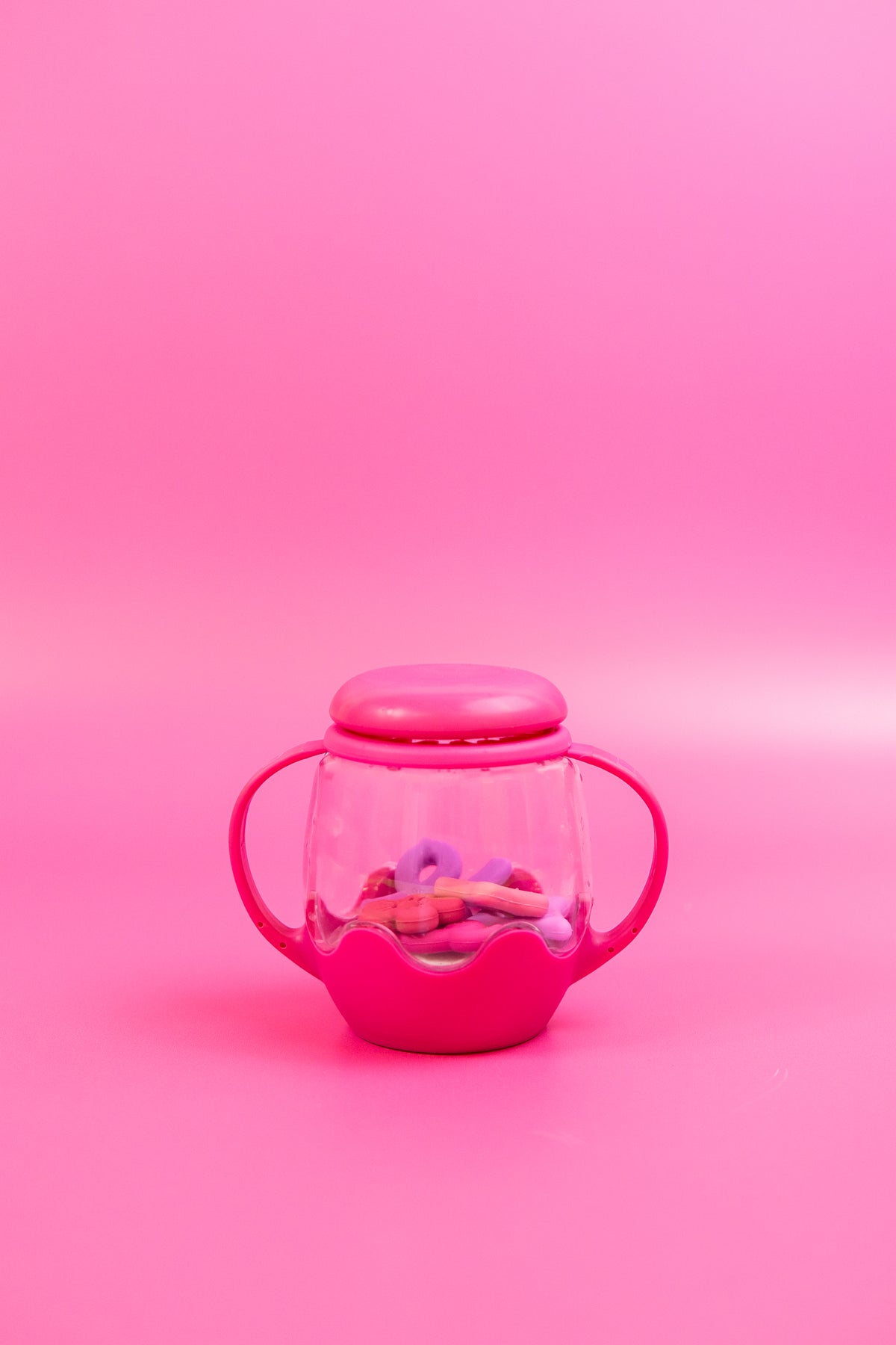 Glo Pals Mini Bouteille sensorielle Rose avec Fillers