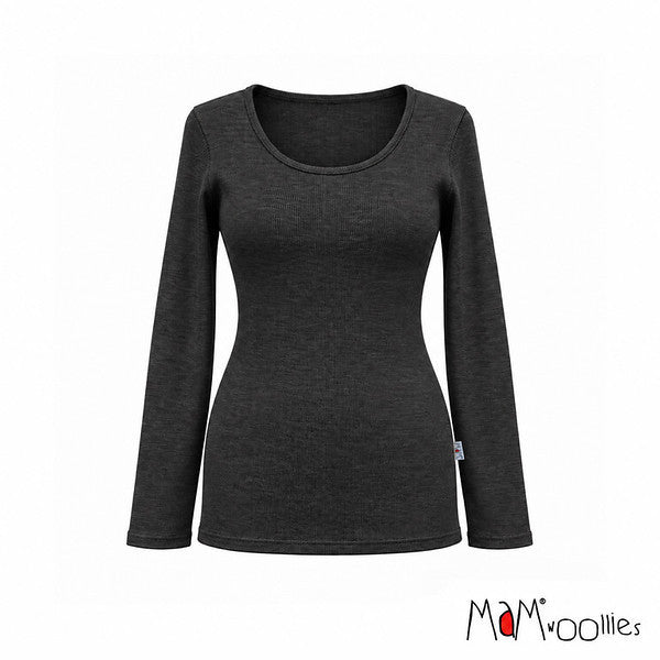 MaM T-shirt Dames lange mouwen van wol - Verschillende kleuren