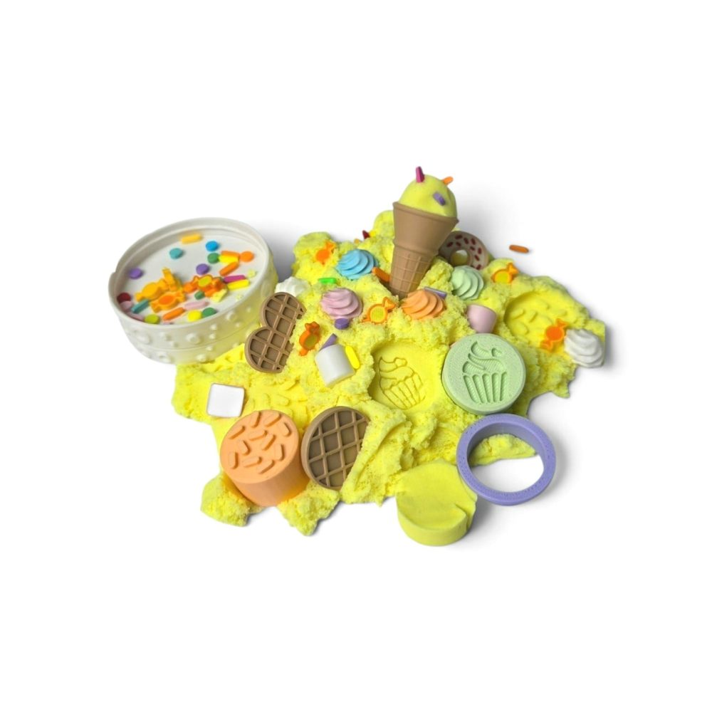 Sensoryfun Play & Create BakingFun - Complete set magisch zand en accessoires