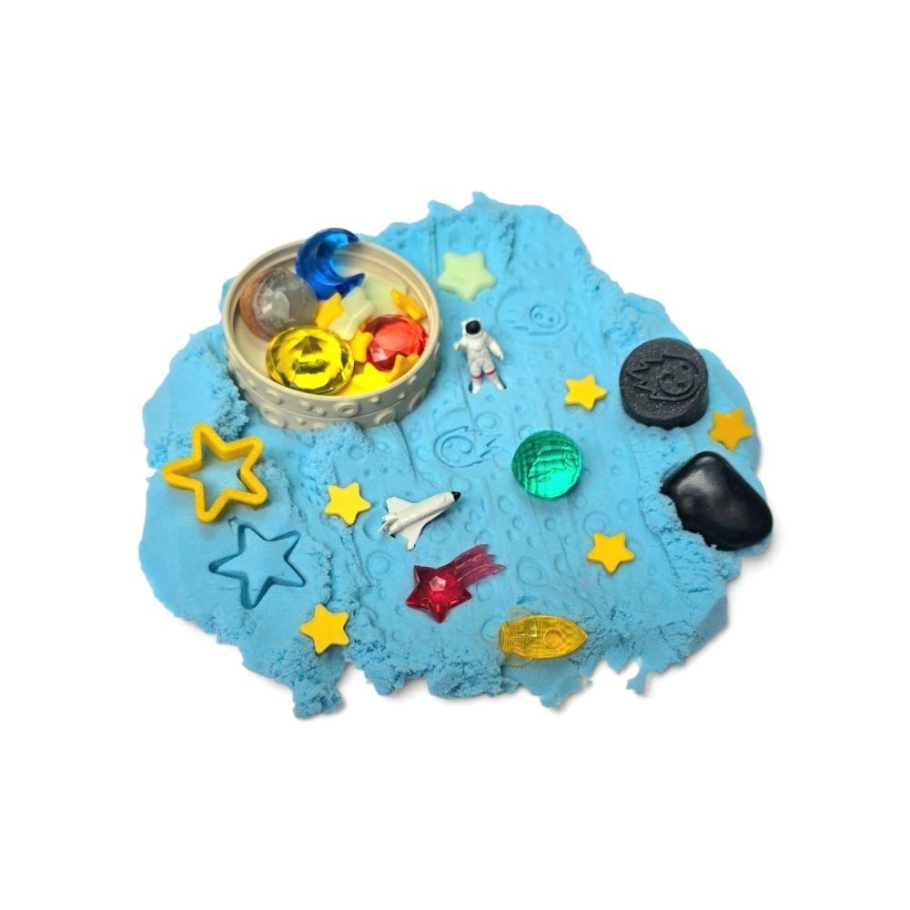 Sensoryfun Play & Create Spacefun - Complete set magisch zand en accessoires