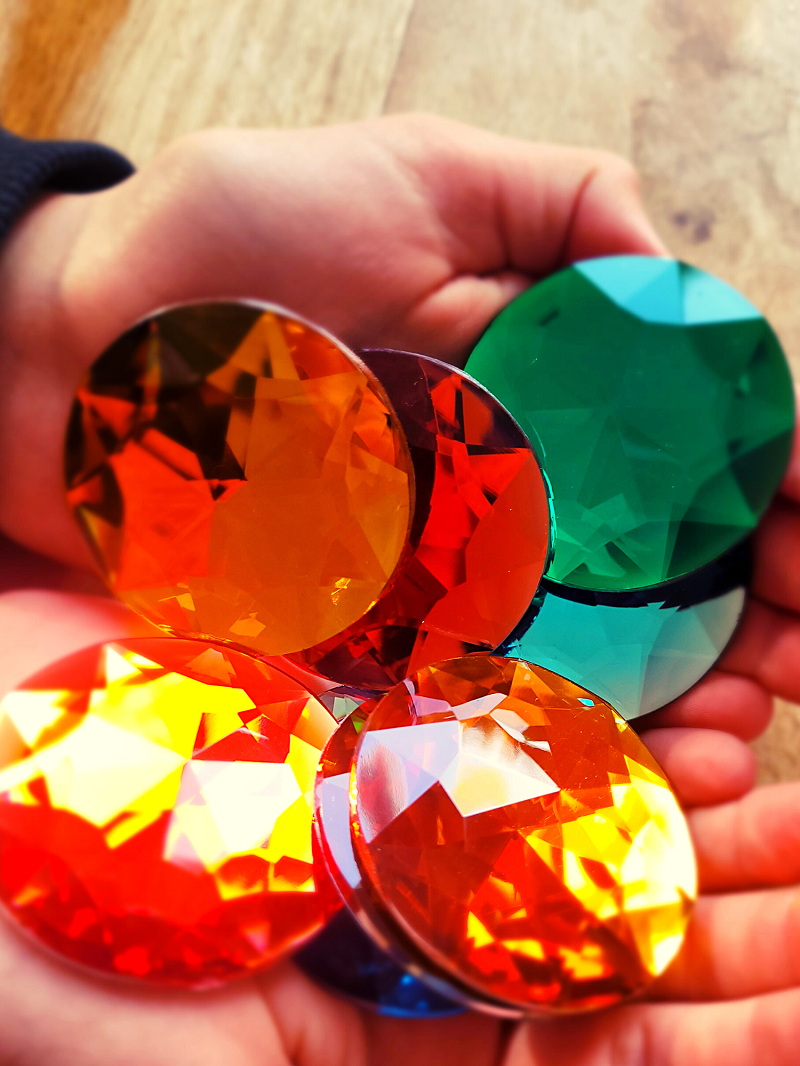 Bauspiel Pierres brillantes Géants 25 pièces