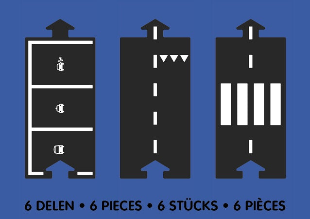 Way to Play extension parkings et routes - lot de 6