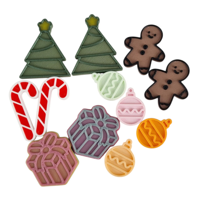 Kiddi Magic Mini's Loose parts jeu sensoriel Noël -Lot de 12