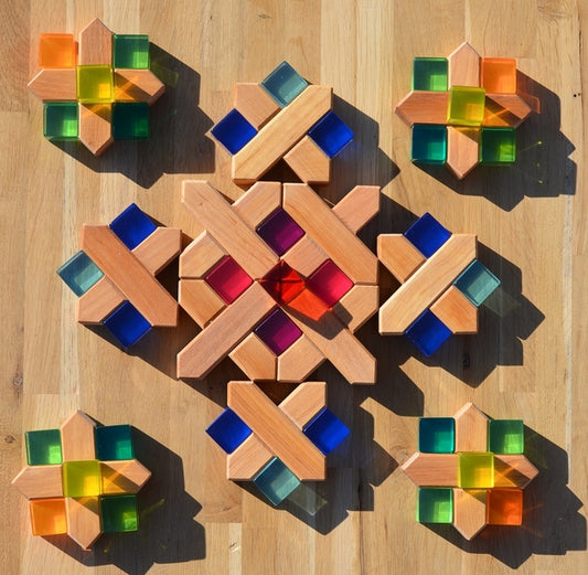 X-Blocks Bauspiel Lot de 16