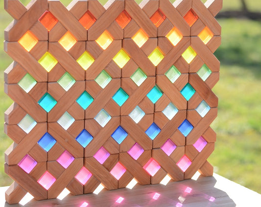 Bauspiel Blocs de construction en X - 45 pièces