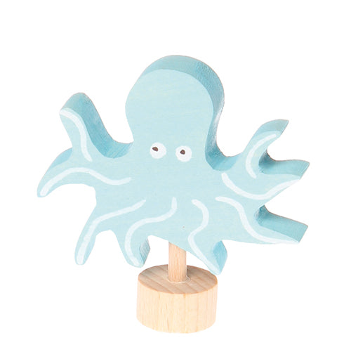 Figurine en bois Pieuvre Grimms