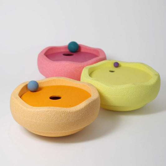 Grimm's x Stapelstein Disques en mouvement Pastel Chaud
