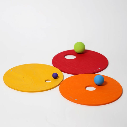 Grimm's x Stapelstein Disques en mouvement Arc-en-ciel Chaud