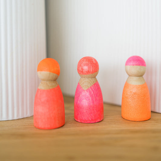 GRIMM's NEON Amis rose - Lot de 3