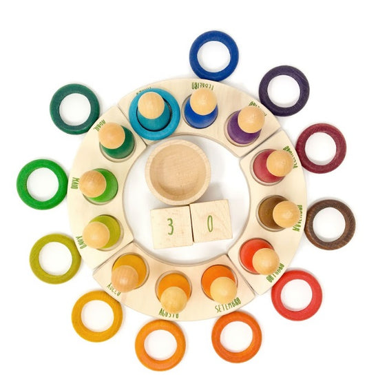 12 anneaux pour le calendrier perpétuel GRAPAT