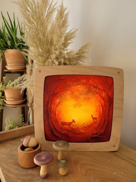 Lampe au fil des saisons - Luminae - Het Houtlokael