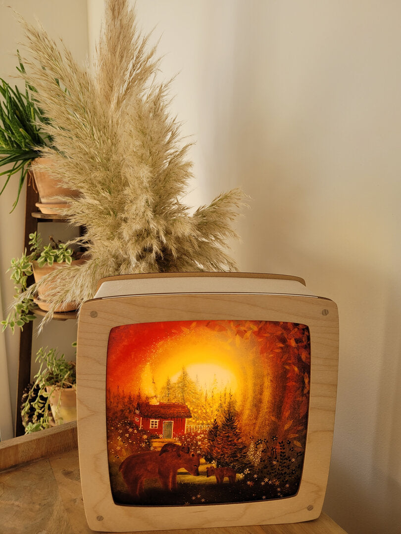 Lampe au fil des saisons - Luminae - Het Houtlokael