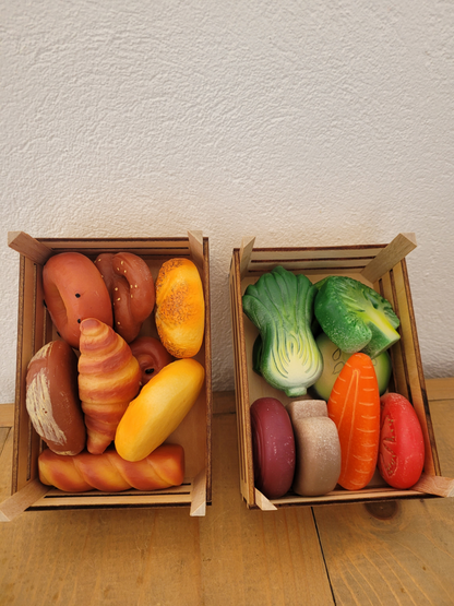 Cagettes vide pour fruits et légumes Goki - Lot de 3