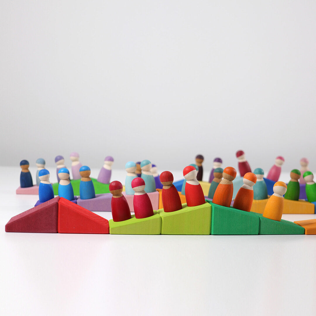 30 blocs de construction inclinés - Grimm's