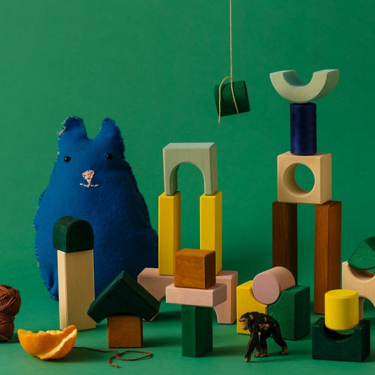 Grimm's Tiny Art Collection Set de Construction Movement
