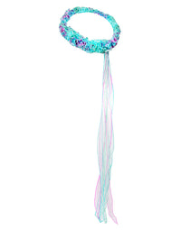 Bandeau élastique de tête Fée verte arc-en-ciel Dreamy Dress-Ups