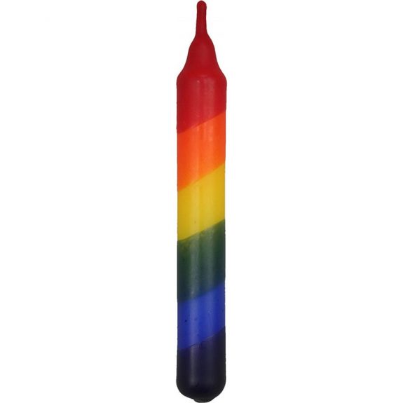 Bougie couleur arc-en-ciel - Glückskäfer
