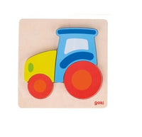 Puzzle en bois Tracteur GOKI