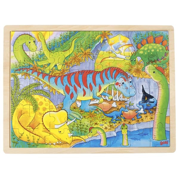 Puzzle en bois Dinosaure Goki