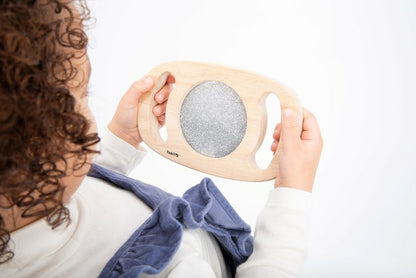 Panneau sensoriel Paillettes argentées - Tickit