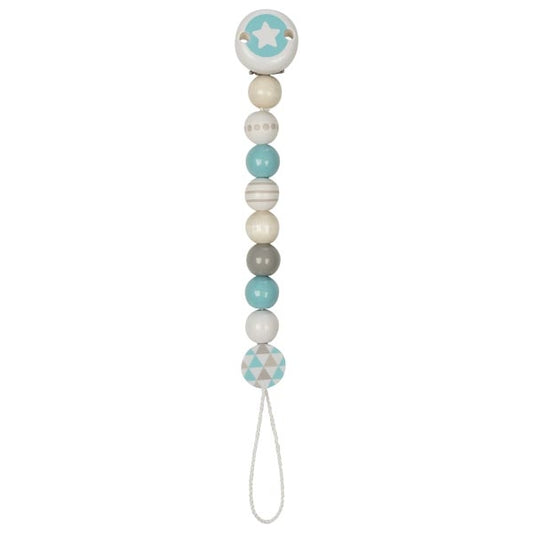 Accroche tétine étoile, Turquoise Heimess