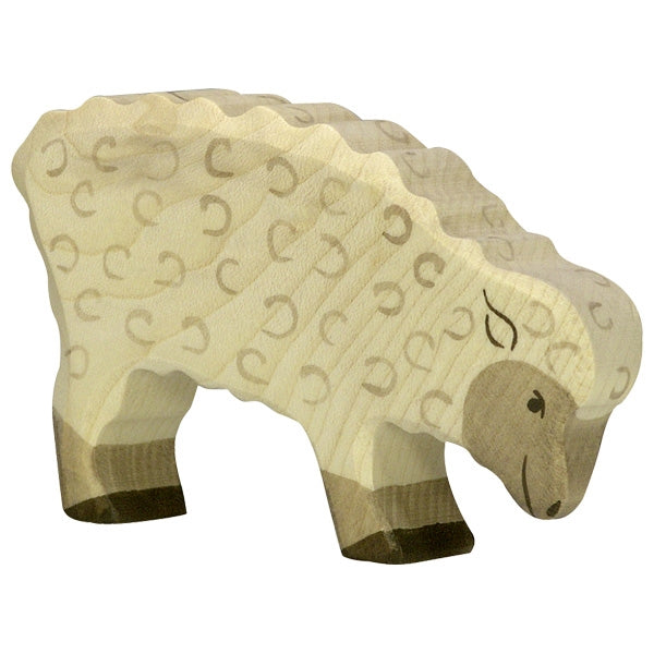 Mouton mangeant Holztiger