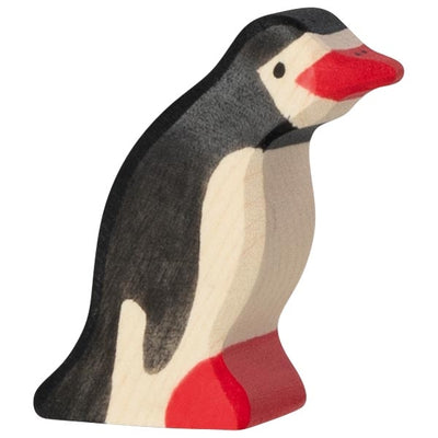 Holztiger Kleine pinguïn kop voorover