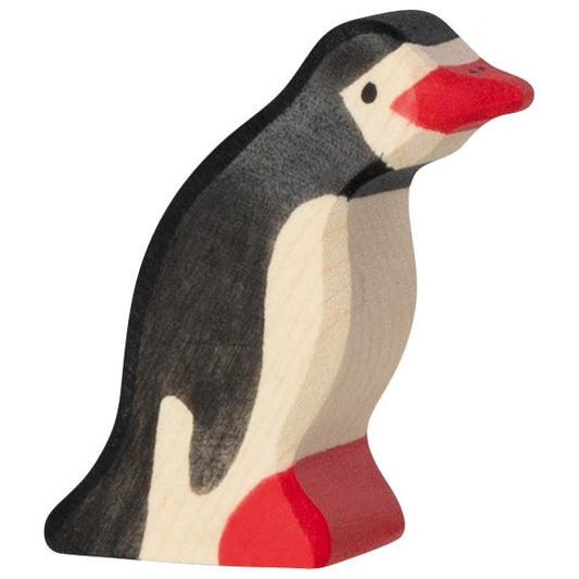 Holztiger Kleine pinguïn kop voorover