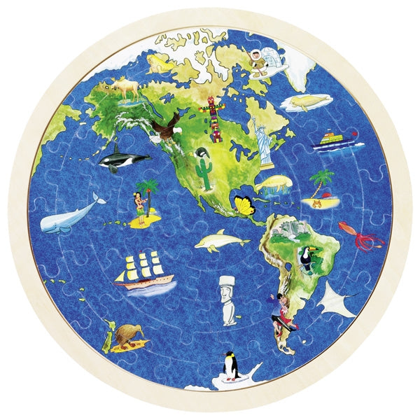 Puzzle globe terrestre GOKI