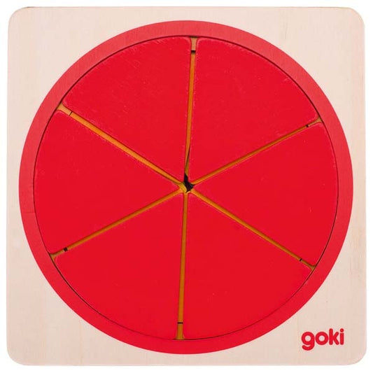 Puzzle cercle de fractions GOKI