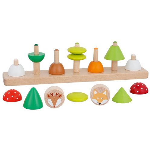 Les amis de la forêt Assortir formes et couleurs Goki