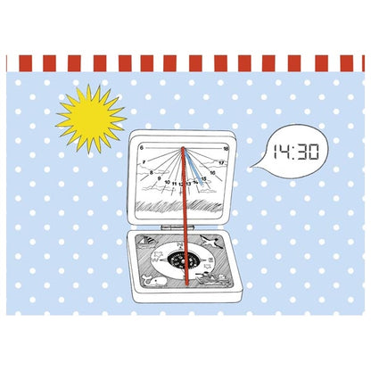 Cadran solaire de poche Peggy Diggledey GOKI