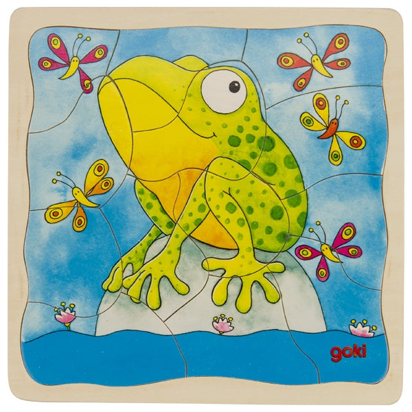 Puzzle à couches La Grenouille Goki