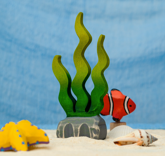 BumbuToys Houten Feestkroon Figuur Zeewier