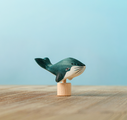 BumbuToys Houten feestkroonfiguur Walvis