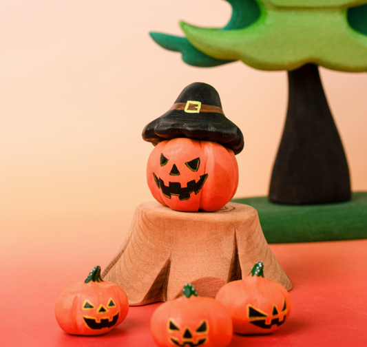 BumbuToys Houten Feestkroon Figuur Magische Pompoen