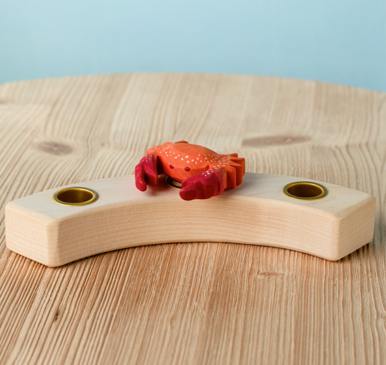 BumbuToys Houten Feestkrans beeldje Krab