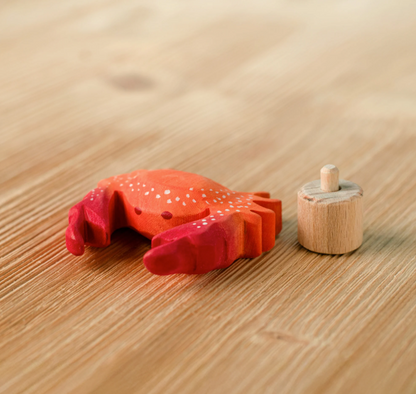 BumbuToys Houten Feestkrans beeldje Krab