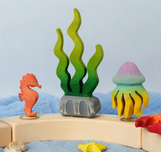 BumbuToys Houten figuur voor feestkroon Kwallen