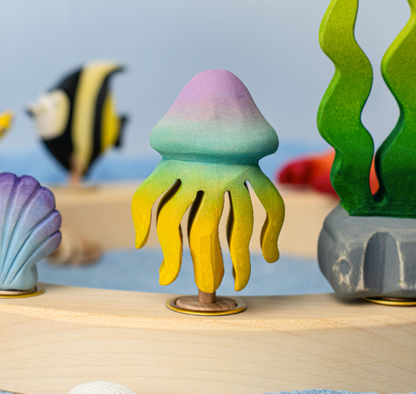 BumbuToys Houten figuur voor feestkroon Kwallen