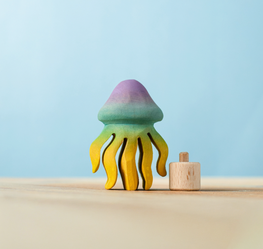 BumbuToys Houten figuur voor feestkroon Kwallen