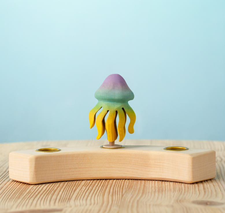 BumbuToys Houten figuur voor feestkroon Kwallen