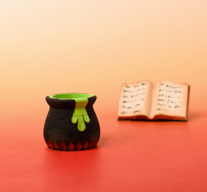 BumbuToys Figurine en bois pour couronne de célébration Chaudron magique