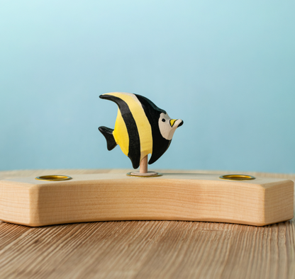BumbuToys Figurine en bois pour couronne de célébration Zancle Cornu