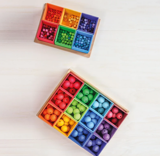 36 houten kralen 30mm GRIMMS