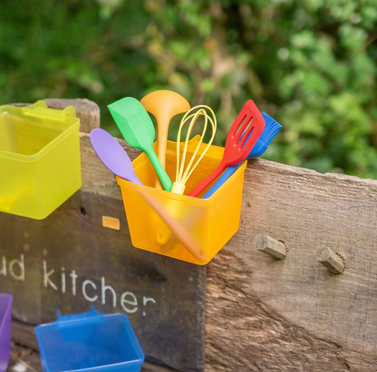 Tickit Modderkeuken Gereedschap Regenboog - Set van 6