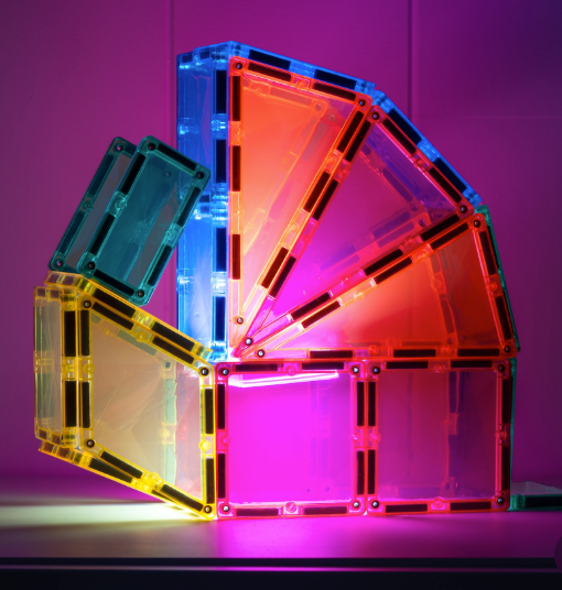 Connetix Light Rocket - Lichtraket magnetisch speelgoed - 30 stuks