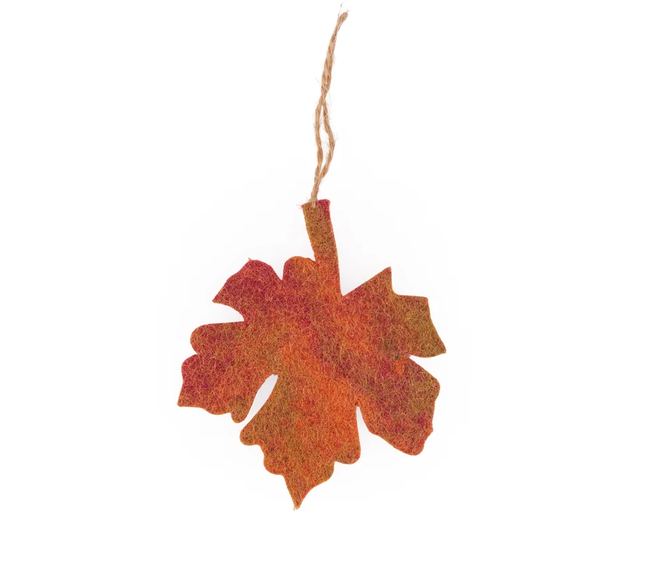 Herfstblad vilten hanger